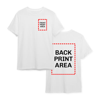 100 TShirts · Left Chest & Back Print · $13.49 Each Thumbnail