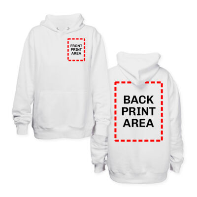 25 Hoodies · Left Chest & Back Print · $39.99 Each Thumbnail