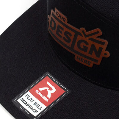 Richardson 7-Panel Leather Patch Hat Thumbnail